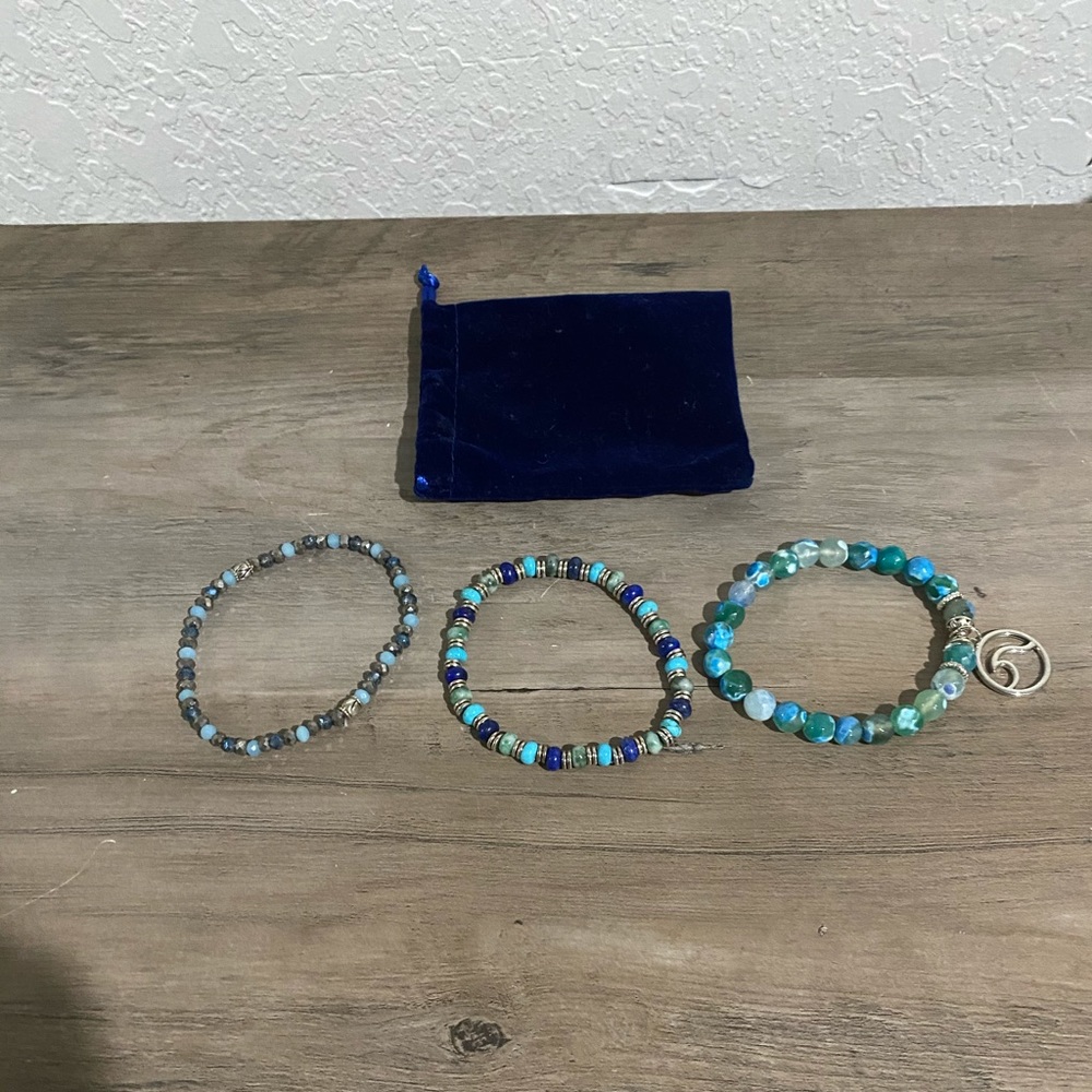 Bracelets- 3-pack all handmade by local artists